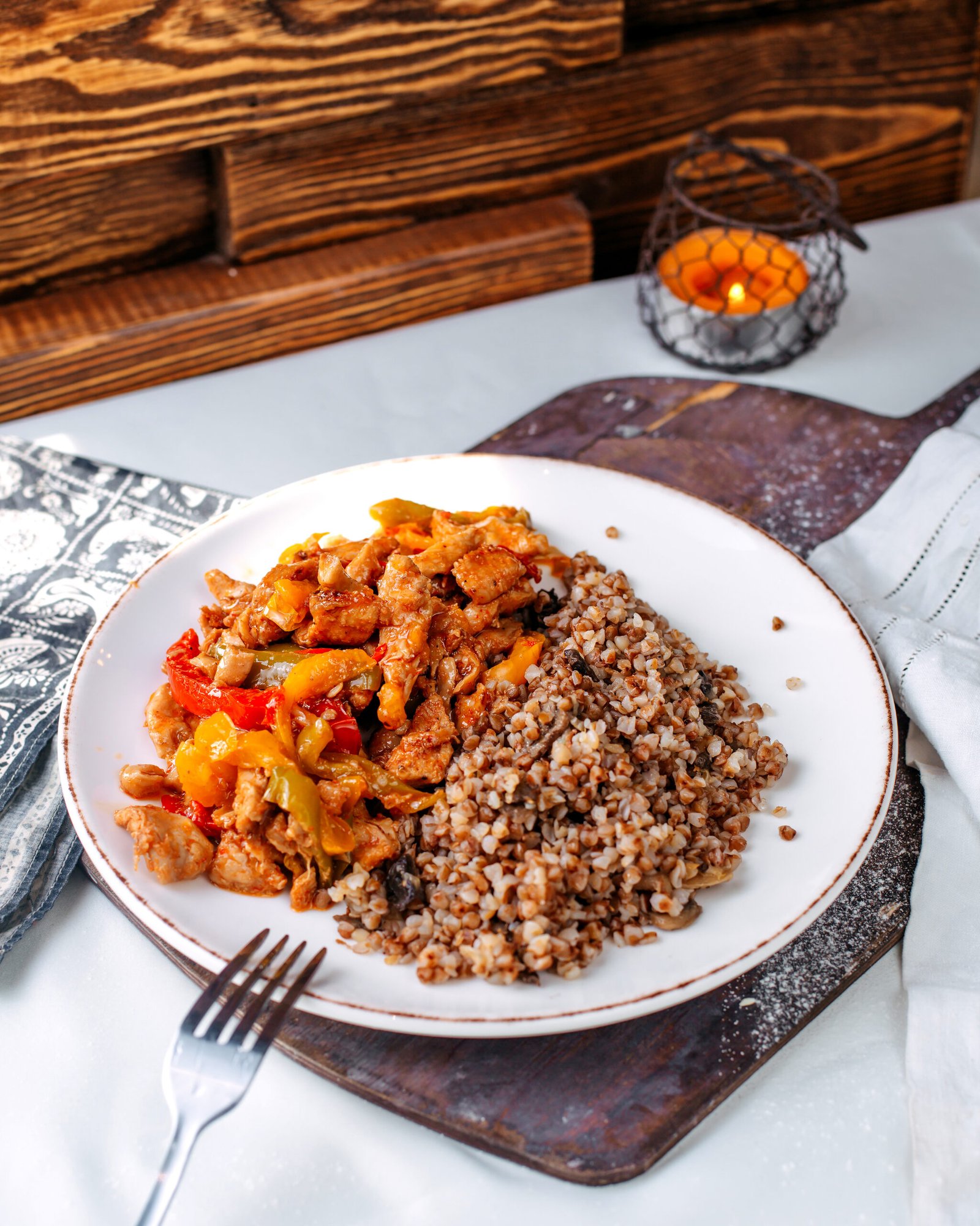 Mixed Vegetable Stir-Fry with Brown Rice