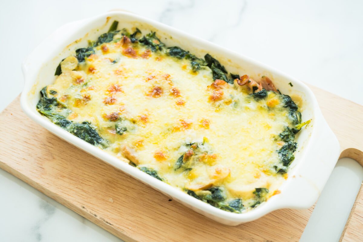 Egg White and Spinach Lasagna