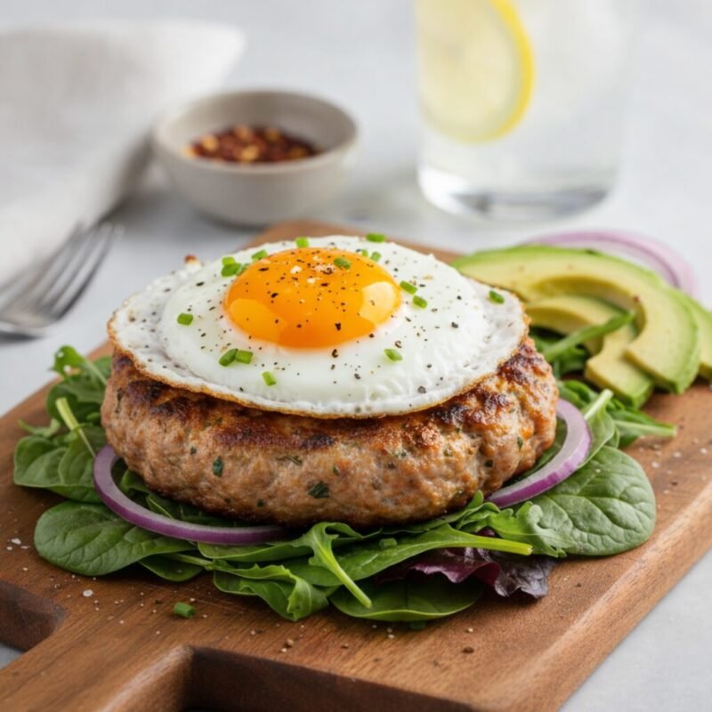 Egzaa , bunless burger