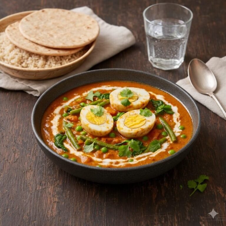 Egzaa , egg and vegetable curry 2